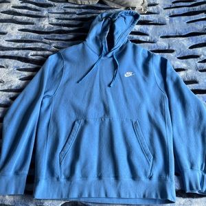 Light blue nike hoodie